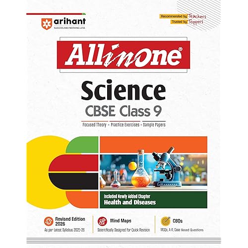 Arihant All in One Science Class 9 for CBSE Exam 2025-26 | As per Recommendations of NEP 2020 | Based on the latest NCERT | Mind Map in Each Chapter and Competency-Based Questions | Complete Study, Complete Practice, Complete Assessment