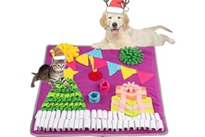 Petphabet Mata węchowa dla psa duża, duża mata do zabawy dla psa, nosework, łamigłówki, mata spowalniająca jedzenie, mata szkoleniowa dla psa, 70x70 cm