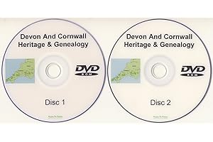 PREMIUM PRO PRODUCTS Devon & Cornwall Genealogy DVD-ROM 2 Disc Set of PDF eBooks Heritage Family Tree Software Ancestry