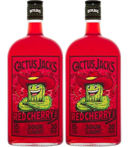 Cactus Jack's Apple Flavoured Schnapps - 70cl - Enjoy as a colourful shot  or with a mixer (Pack of 2) : Amazon.co.uk: Grocery