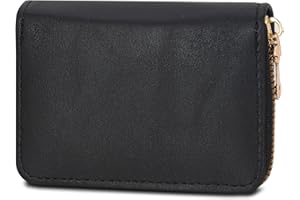 IHIGOGOFA RFID etui na karty kredytowe, z prawdziwej skóry, bloker, etui ochronne na karty, 11 przegródek, styl organowy, przenośne etui na wizytówki dla kobiet i mężczyzn, Einheitsgröße, Nowoczesny