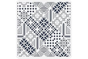 FINGERINSPIRE Tartan Plaid Stencil 30x30cm Large Craft Stencils Buffalo Plaid Stencils Reusable Plastic Floral Patterns Stripes Grid Art Stencil Template for Painting on Tiles Floor Wall