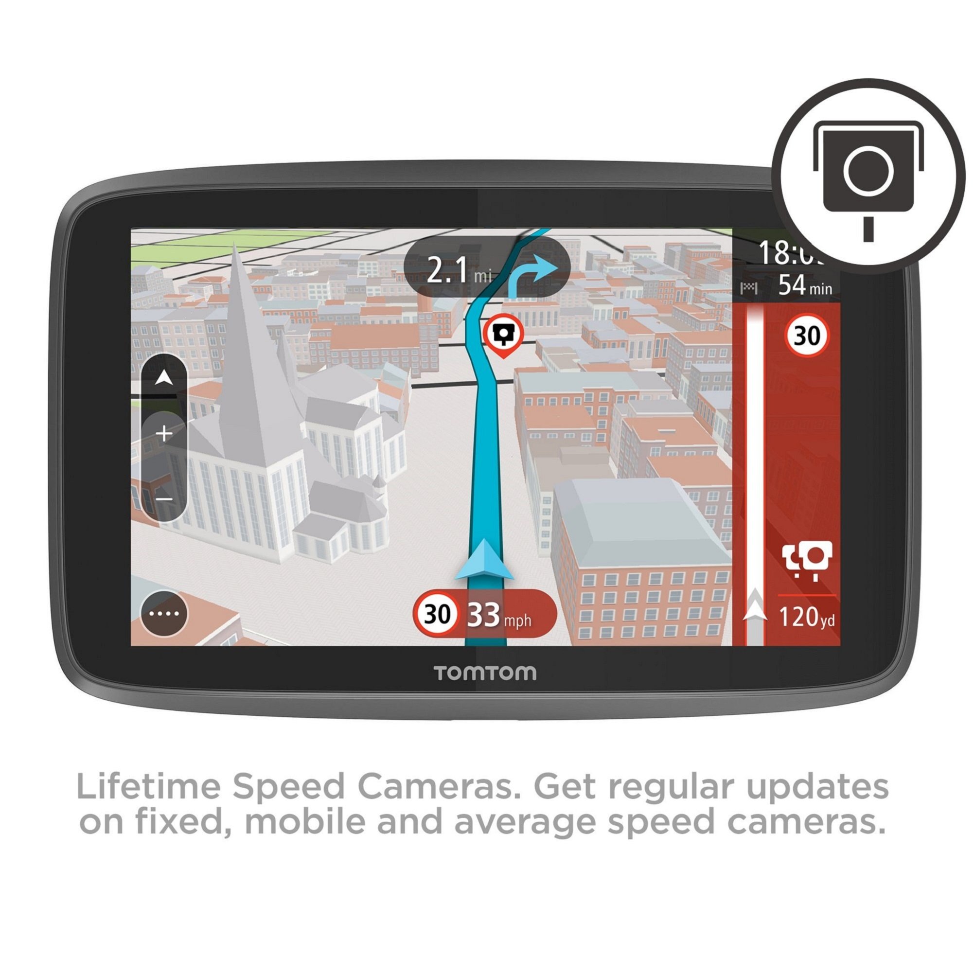 TomTom Car Sat Nav GO 620, 6 Inch with Handsfree Calling, Siri, Google