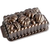 Nordic Ware Harvest Bounty ekmek tavası, Tek Boy, Bronz