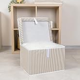 Pazar Kapısı &Ccedil;ok Ama&ccedil;lı D&uuml;zenleyici Kapaklı Sandık Tipi Kutu Hur&ccedil; Organizer (40 x 30 x 26, Kahverengi)
