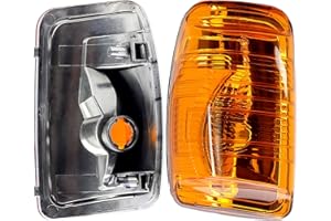 ‎LONGLING Spiegelblinker Links Fahrerseite Außenspiegel Blinker Drehen mit Bernsteinlinse Blinkleuchte Seitenblinker Kompatibel für Ford Transit V363 2014-2025