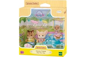 Sylvanian Families - 5749 Amigos de la Guardería - Fiesta en la Piscina Casa de muñecas
