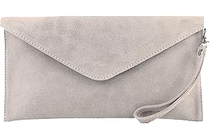 MODAMODA DE - MADE IN ITALY Modamoda de, T106 – Borsa in pelle, clutch da sera, produzione italiana