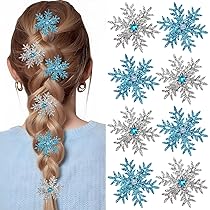 HSWE Diademas De Navidad Xmas Diamantes De Imitación Copo De Nieve Diademas De Cristal FELIZ AÑO NUEVO Corona Aro Para El Cabello Cuernos De Reno Tocado