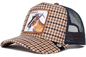 Goorin Bros. Trucker Cap Good Kid Plaad City kremowy beżowy, Krem (Good Kid Plaid City), jeden rozmiar