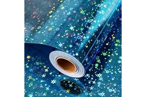 Wikadlik Carta da regalo olografica blu, graziosa carta da regalo per festa del papà, compleanno, matrimonio, addio al nubilato, baby shower