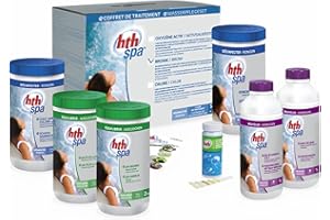 Alice's Garden - Kit Completo de Tratamiento de Agua con bromo, Kit de Mantenimiento HTH para SPA Inflable