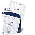 Exacompta - Ref GA5/RZ - Guildhall - Telephone & Address Book Refills, A5 Size, 30 Sheets of 160gsm Paper, Feint Ruled, FSC Certified - Compatible with DTAA5/BLUZ