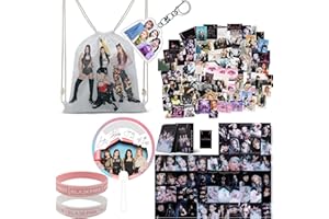 ZPPLD Blackpink Merchandise Set, Blackpink Fan Items, Kpop Blackpink Gift Set for Fans, Blackpink Cushion Cover, Blackpink Stickers