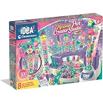 Clementoni L’Atelier Des Stylos – Édition Messages – Kit Créatif 6 Ans+ – 8 Stylos Personnalisés DIY
