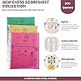 Chess Notation Book - Score Sheet - 3 books set (300 games, 100 games per book)