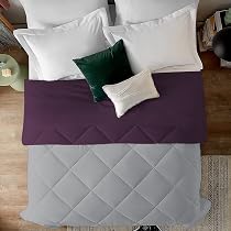 EDMUND - Heavy Winter Comforter Diamond Stitch Quilt 500 GSM ...