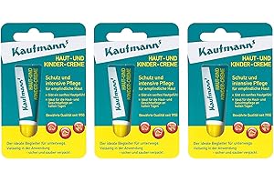 Kaufmanns Haut- und Kindercreme in der Tube, 3er Pack (3 x 10ml)