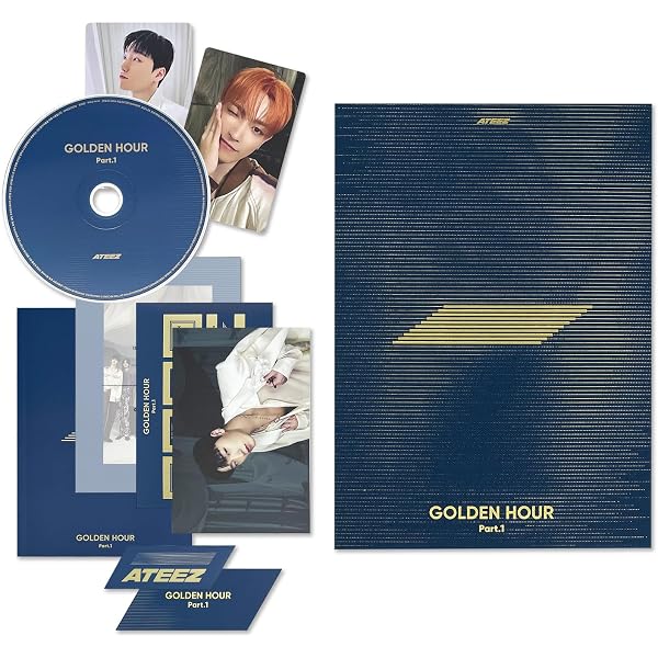ATEEZ - [GOLDEN HOUR : Part.1] (DIARY Ver.) Invitation + Photo