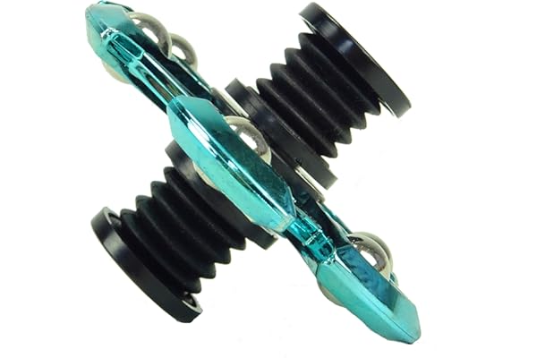 Toyland Jouet de nouveauté Spinarooz Hand Spinner - Fidget Spinner - 3 in 1 - Sauter, Rebondir, Tourner (Bleu)