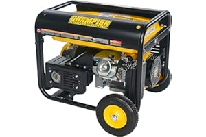 Champion Power Equipment Stromaggregat Benzin (9000 Watt, tragbarer Generator, Stromerzeuger mit Fernbedienung & Seilzugstarter, 25 L Kraftstofftank, Laufzeit 10 Stunden / 50% Last) CPG9000E2-EU, Gelb
