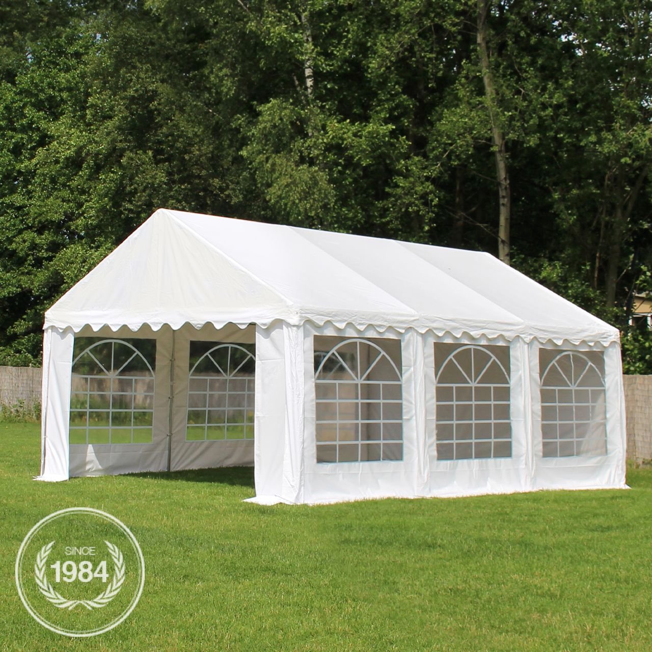 TOOLPORT 6x12 M Marquee Party Tent Heavy Duty 500g/m² PVC Waterproof