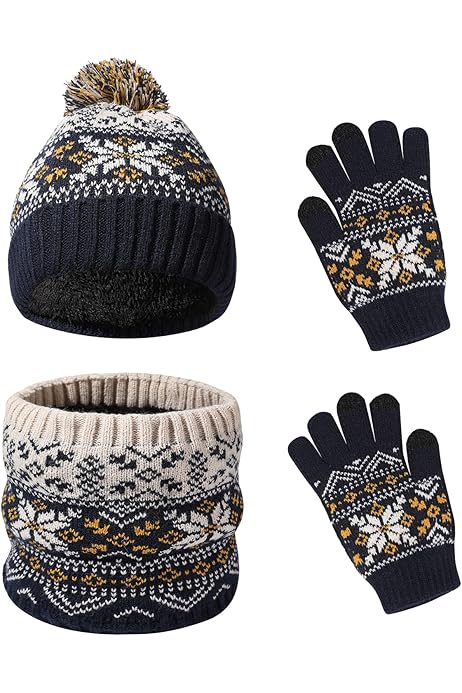 Set Invernale Berretto, Sciarpa E Guanti Per Bambini - In Pile E Acrilico - Foto 13