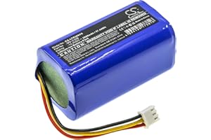 TECHTEK batterie compatibile con [Blaupunkt] BlueBot XSMART, BPK-VCBB1XB, BPK-VCBB1XBN, BPK-VCBB1XE, BPK-VCBB1XS, BPK-VCBB1XTE, BPK-VCBB1XVB, XBOOST, sostituisce [Liectroux] C30B, C30B 2D, C30B 2 FBA