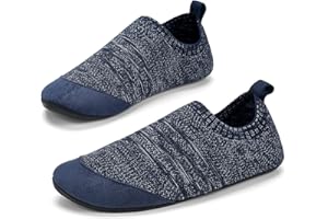 KOWAYI Chaussons Homme Femme Chaud,Léger Pantoufles Feutre Homme Femme Antidérapante D'intérieur Adultes Slipper