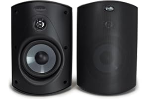 Polk Audio Atrium 6 ATRIUM6B Głośniki Zewnętrzne, Czarny, 100W