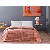 CROWN Gable Patterned 100% Cotton Cotton Blanket, Tile, Double