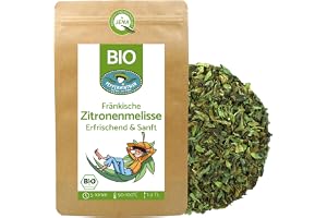 Ekologisk fransk citronmeliss 120 g – bladkull – melissa te – peppermintman