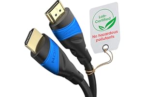 KabelDirekt – 8K / 4K HDMI Cable – 2m & More HDMI Cables (0.15m–22.5m) – German-Engineered HDMI Lead – Supports 10K/8K@60Hz/4K@120Hz – HDMI Cable for HDTV, PC, PS5, Xbox, Switch