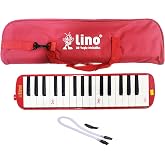 LİNO MELODİKA 32 TUŞLU BEZ &Ccedil;ANTA KIRMIZI