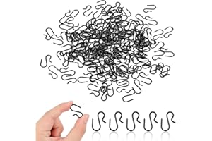 EKOCEV 150 Pièces 2,5 cm Mini Crochet en S, Petit Crochet en S Crochets de Suspension Tableau en Forme S Crochet Cuisine Ustensiles en Métal pour Travaux Manuels Bijoux Plantes