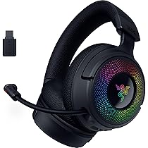 Razer Kraken V4 Pro／Base Station Chroma Razer Kraken V4 Pro gaming headset launched | Croma Unboxed