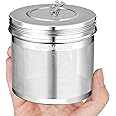 Reinmoson 2 Pack Large Tea Ball Infuser for Loose Leaf Tea & Spice Ball for Cooking Soup, 304 Stainless Steel, Threaded Lid, Chain Hook, Extra Fine Mesh Tea Strainer Ball for Herb, Iced Tea