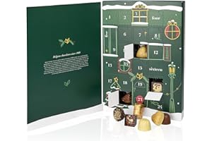‎FRANCK ET OLIVIER Luxus-Adventskalender mit hochwertigen Belgischen Pralinen. Traditionell und handwerklich hergestellt. Tolle Mischung. Eine leckere Überraschung für jeden Tag