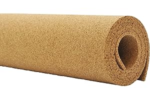 SPD UK High Density Cork Sheet/Roll for Model Railway Crafts Modeling Set Design - 915mm x 305mm - 2mm Thick
