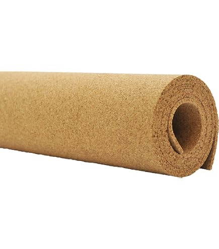 Lot De 2 Rouleaux Sous-couche Liège Pour Modélisme Ferroviaire - 10 M X 35 Mm, épaisseur 4 Mm