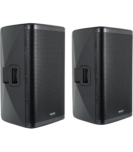 Copertura Protettiva Per Subwoofer Pronomic C-118SA - In Nylon Nero, Con Tagli Per Maniglie, Anti Graffi
