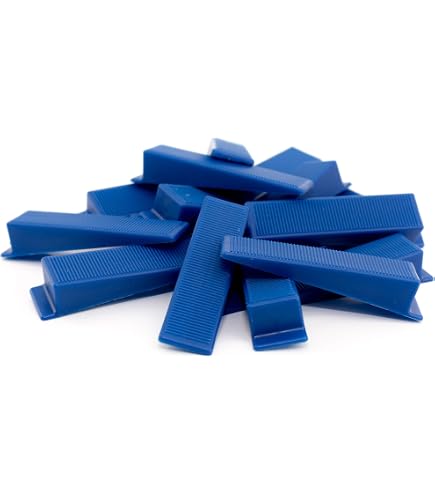 Set 20 Spessori E Cunei In Plastica Per Livellamento – 40x60 Mm, Spessori Da 1,5 / 3 / 5 / 10 Mm, Ideali Per Vetri, Porte E Finestre