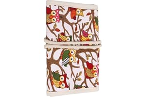 HEEPDD Bolsa Organizadora para Agujas de Tejer, Estuche de Almacenamiento para Accesorios de Costura, Ganchillo y Manualidades