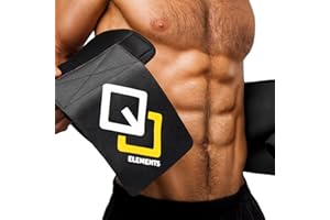 GJELEMENTS Faja Reductora Adelgazante - Cinturón Abdominal de Sudoración - Fajas Reductoras Adelgazantes de Neopreno con Soporte Lumbar - Hombre y Mujer - Para Adelgazar