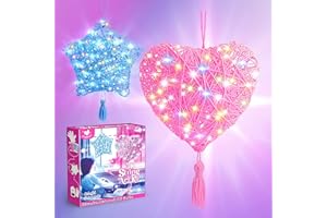 Tesoyzii Basteln Mädchen 8 9 10 11 12 Jahre, 6-12 Jahre 3D String Art Kit Spielzeug ab 7-12 Jahre, Geschenkideen Bastelset für Kinder Geburtstags Geschenk