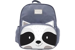 Nuvita 8740 | Zainetto Bambino | Borsa Portaoggetti| Borsa con Scomparti | Zaino Ergonomico per Bambini | Zaino con Cinghie Regolabili per Bambini in Età Prescolare | (1-3 anni) |Antracite/Procione