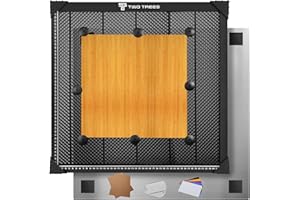 USONGSHINE Mesa de trabajo de panal de cama láser de panal de 500 * 500 mm CO2 Honeycomb láser o máquina de grabado láser de placa de aluminio y material de grabado