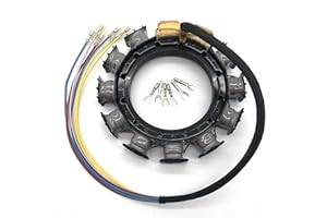 JETUNIT Stator For Mercury Outboard 174-9710K1 398-818535A17 9710A23 9710A45 9710A14 9710A31 30 40 45 50 55 60 65 70 75 80 90 95 100 115 120 125 HP JET 16-Amp 2-Stroke 2/3/4-Cyl SportJet 1987-1997