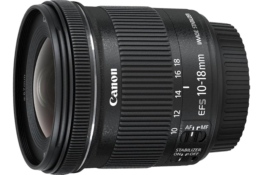 Canon EF-S 10-18mm 1:4.5-5.6 IS STM Objektiv schwarz (Generalüberholt)