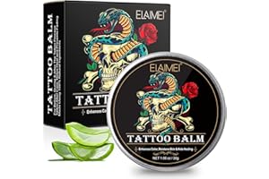 VALLEYLUX Tattoo Creme Tattoo Butter 1.06oz, Tägliche Pflege & Aftercare für Alt Neu Tattoo Moisturizer Brightener, Verstärkt Tattoo Farben, Fördert die Heilung, Natural Vegan Tattoopflege Creme Balm